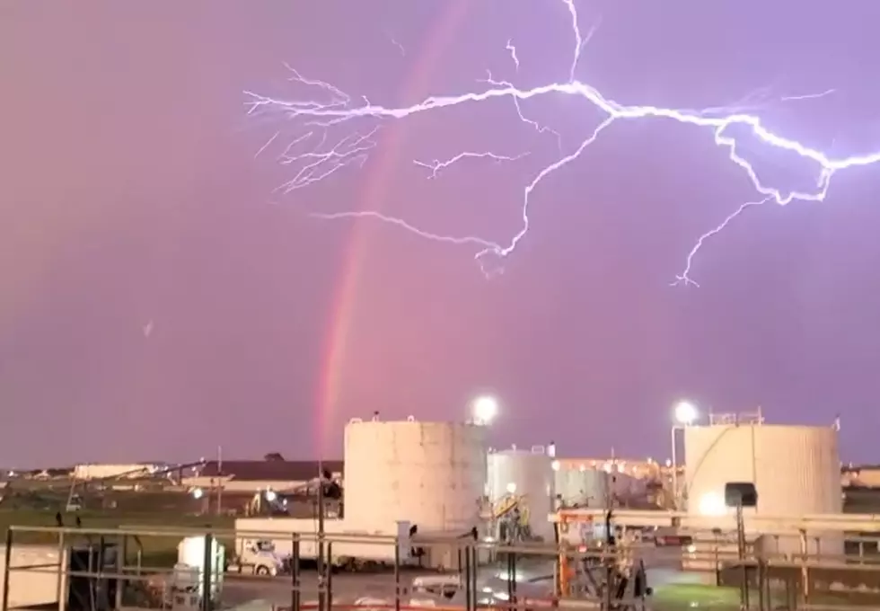 Watch Lightning Strike a Double Rainbow During Midwest Storm