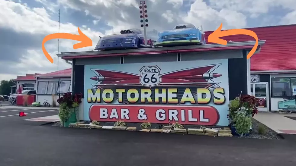 See Inside the Illinois Route 66 Grill with Dragsters on the Roof