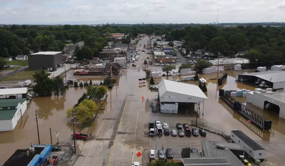 Watch Drone Video of Massive Flooding in a St. Louis Suburb