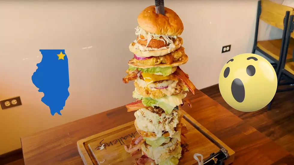 Could You Handle this Illinois 55-Layer Samurai Burger Challenge?