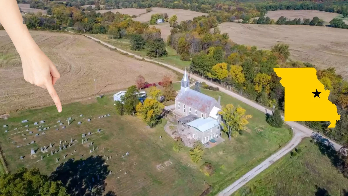 Historic Missouri Church Now an Airbnb with a Cemetery Next to It