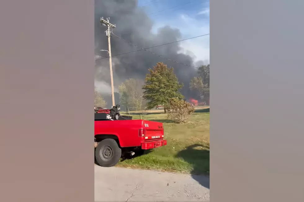 Video of Wildfire Consuming Wooldridge, Missouri That Closed I-70