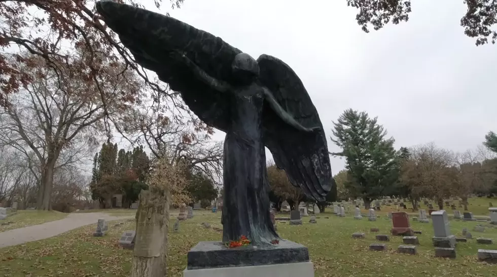 Legend Says Don't Touch this Black Angel in Iowa Or You'll Die