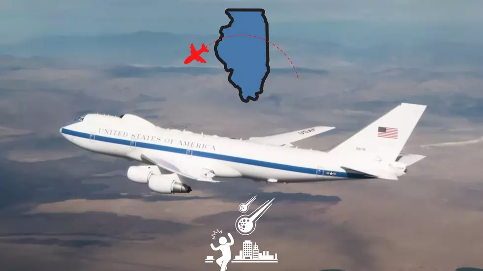 America's 'Doomsday Plane' Flew Over Illinois Sunday