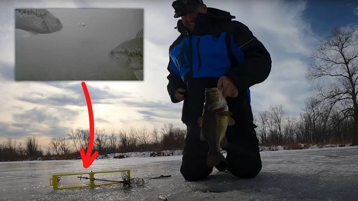 Ice Fishing For Bass