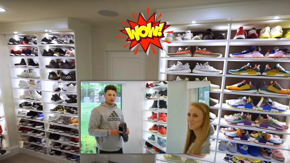 Inside Kansas City Chiefs QB Patrick Mahomes Insane Shoe Closet