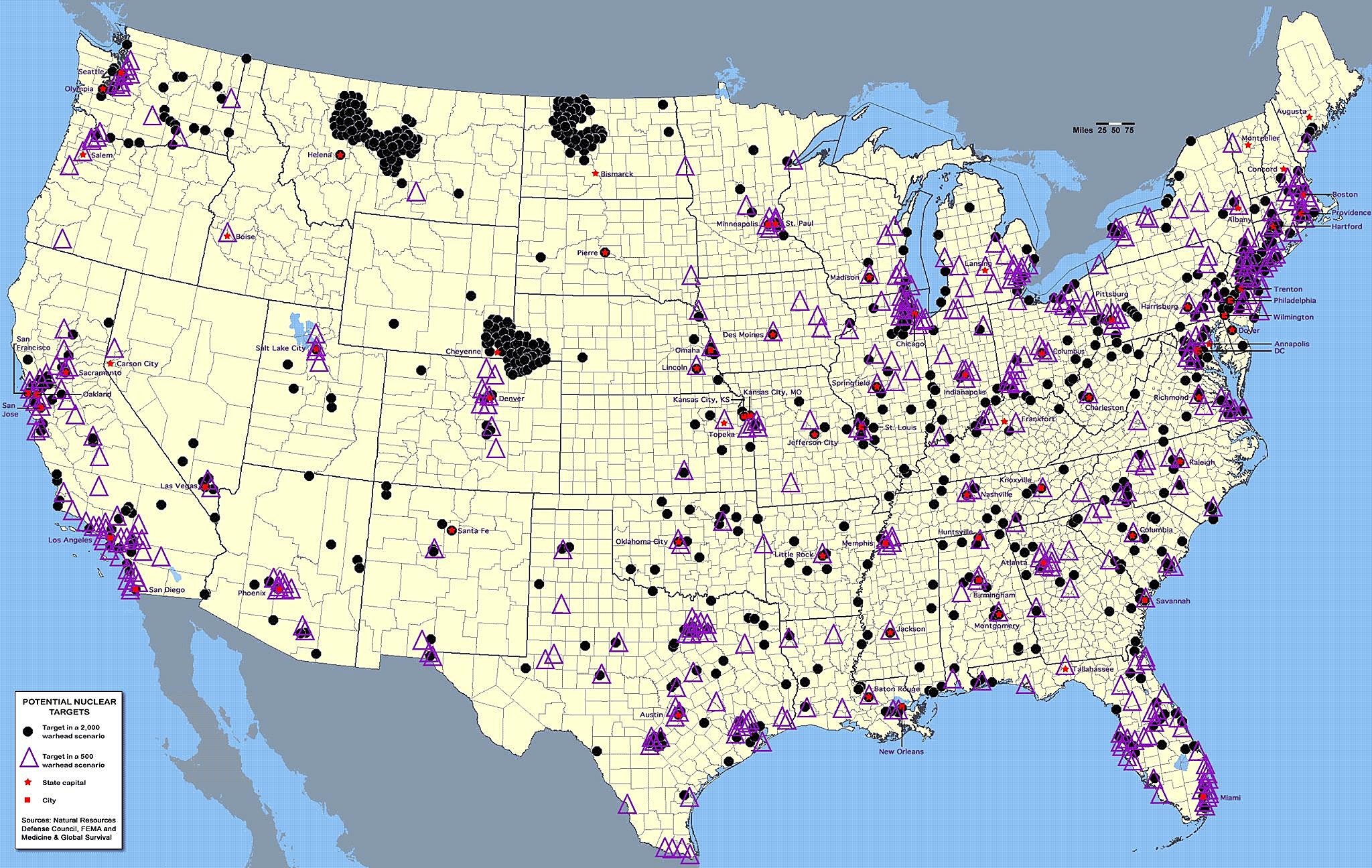Newest FEMA Map Shows Missouri Illinois Targets If Nukes Fly