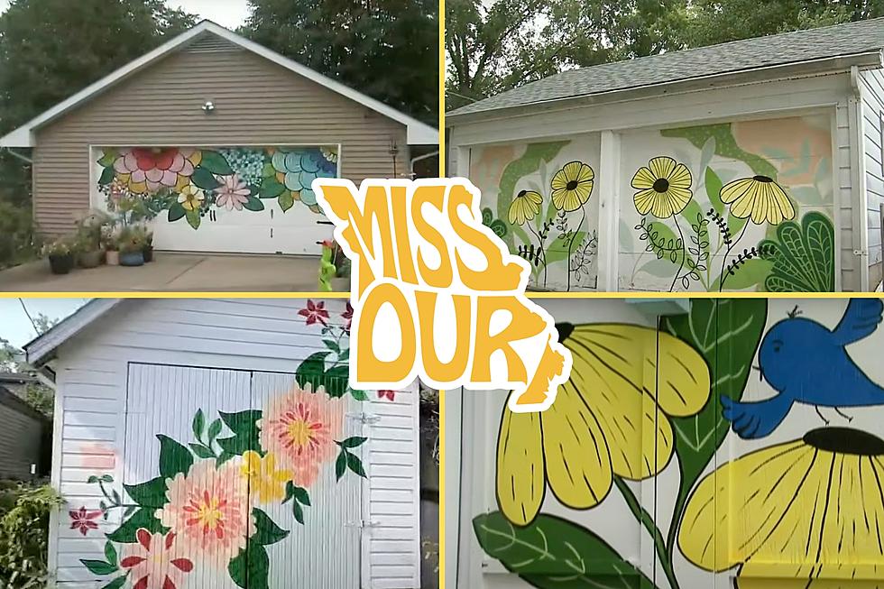 Missouri Woman Turning Neighborhood Garage Doors into Sweet Art