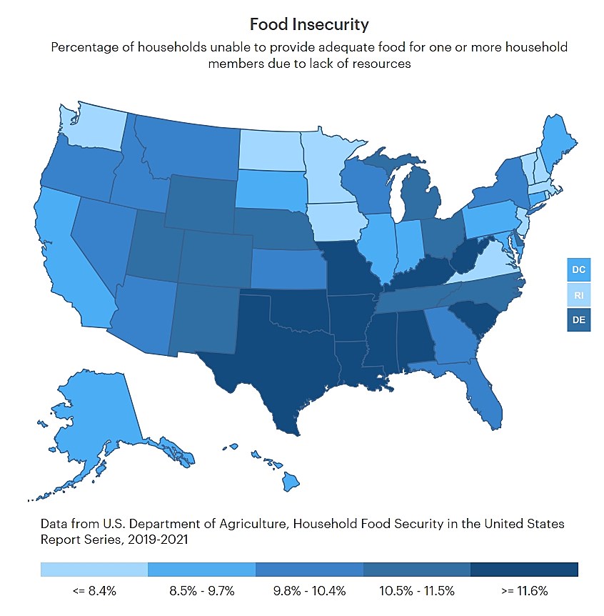 See the Terrifying Rise of Food Insecurity for Missouri Families