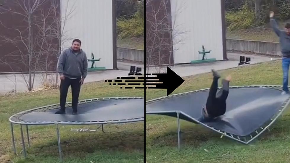 VIDEO: Missouri Man Tries Epic Backflip, Trampoline Says Nope