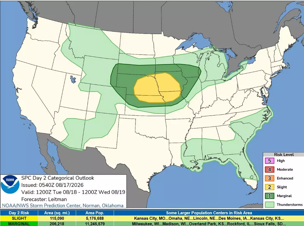Infographic, NOAA Storm Prediction Center