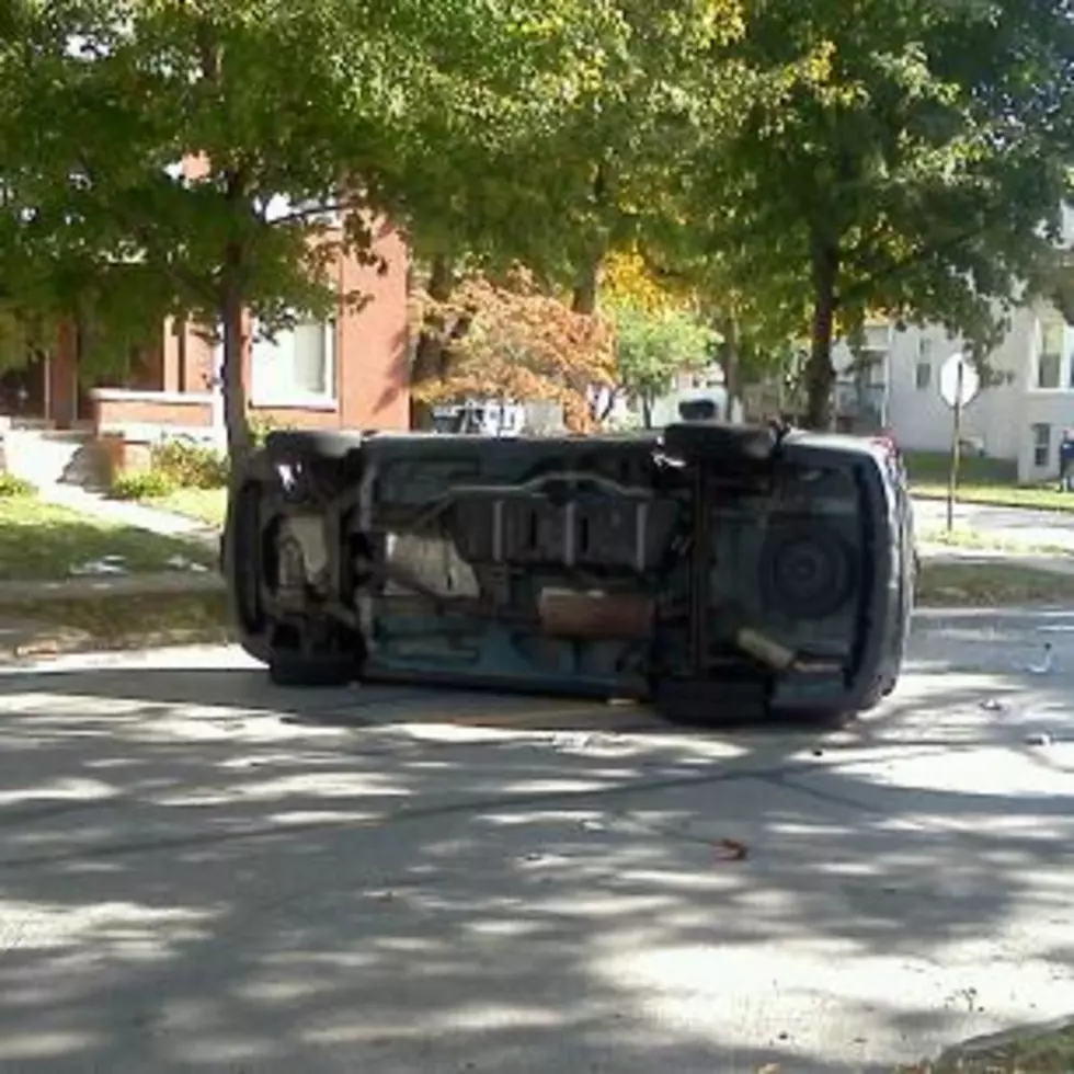 Rollover Crash at 12th and Kentucky in Quincy