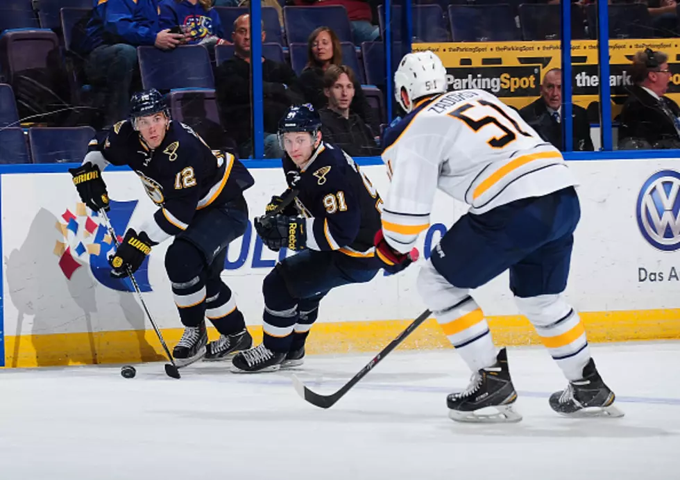 Blues Dominate Sabres 6-1 Tuesday Night