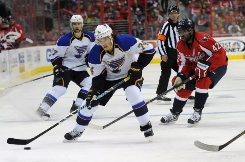 Blues Continue to Roll, Beat Capitals 4-3 Sunday