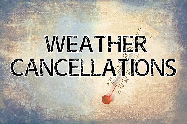 Weather-Related Cancellations for Friday, January 5