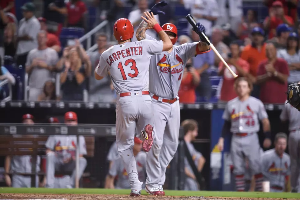 Carpenter's home run in 8th send Cardinals over Marlins 3-2