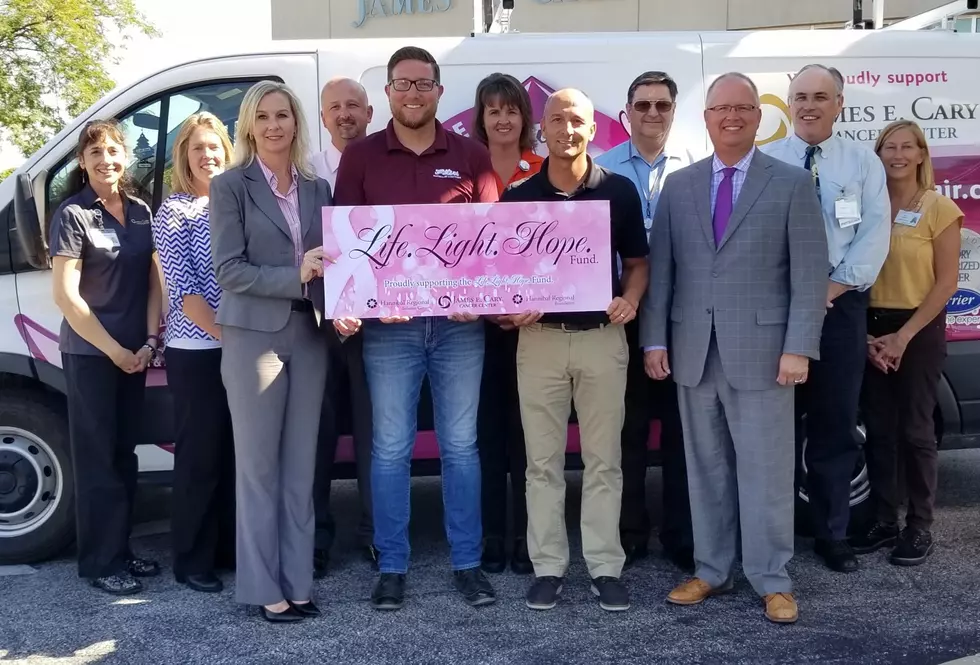 Peters Contributes &#8216;Pink Van&#8217; Money to Cancer Center