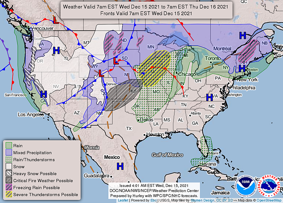 A Replay of Friday? Forecasters Say Severe Storms Possible Wed.