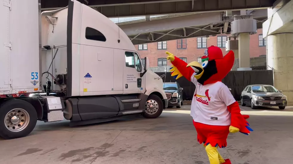 Watch the St. Louis Cardinals Trucks Leaving for Spring Training