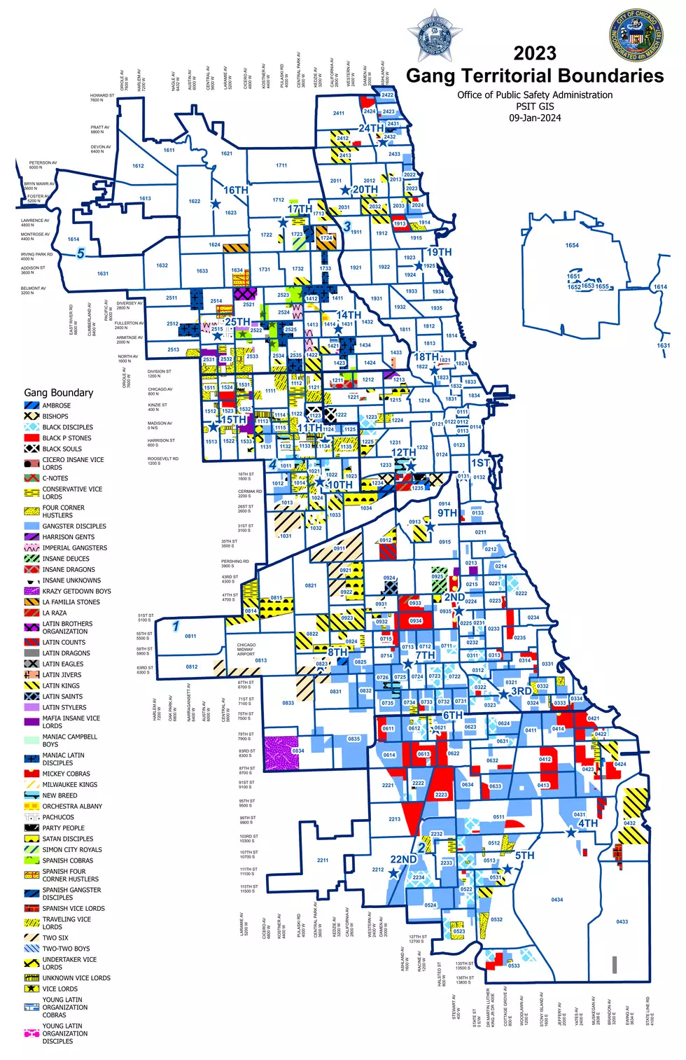 Infographic, Chicago Police Department