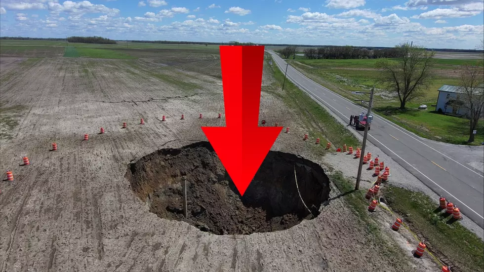 Suddenly Massive Sinkhole Opens Up in Illinois Closing a Highway