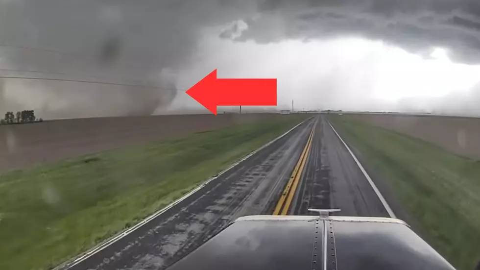 Truck Dashcam Shows Twister Near Vandalia, Missouri Thursday