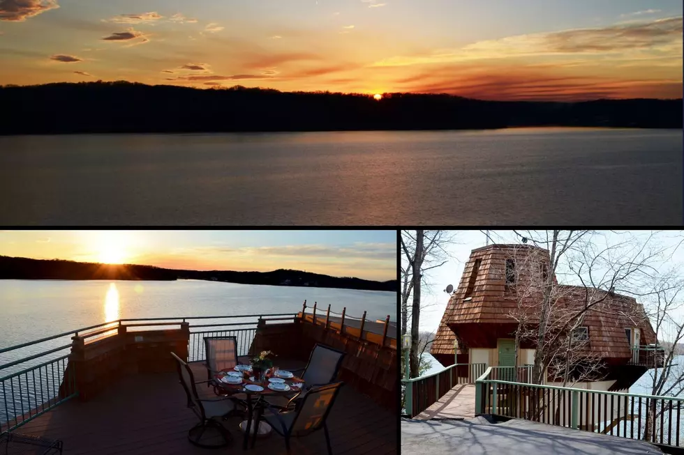 Get Panoramic Views at This Unique Missouri Lake Airbnb