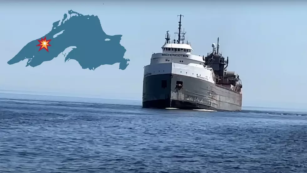 Freighter Slammed into Object in Lake Superior North of Wisconsin