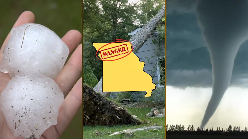 Missouri Suddenly at Risk for Big Hail, Wind & Tornadoes Thursday