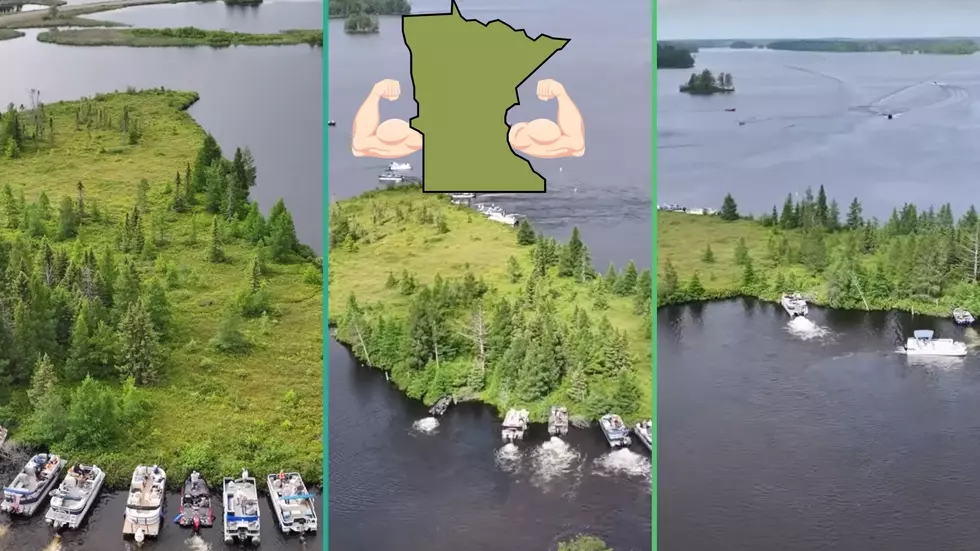 Watch Superhero Wisconsin Boaters Move a Floating Bog Gone Rogue