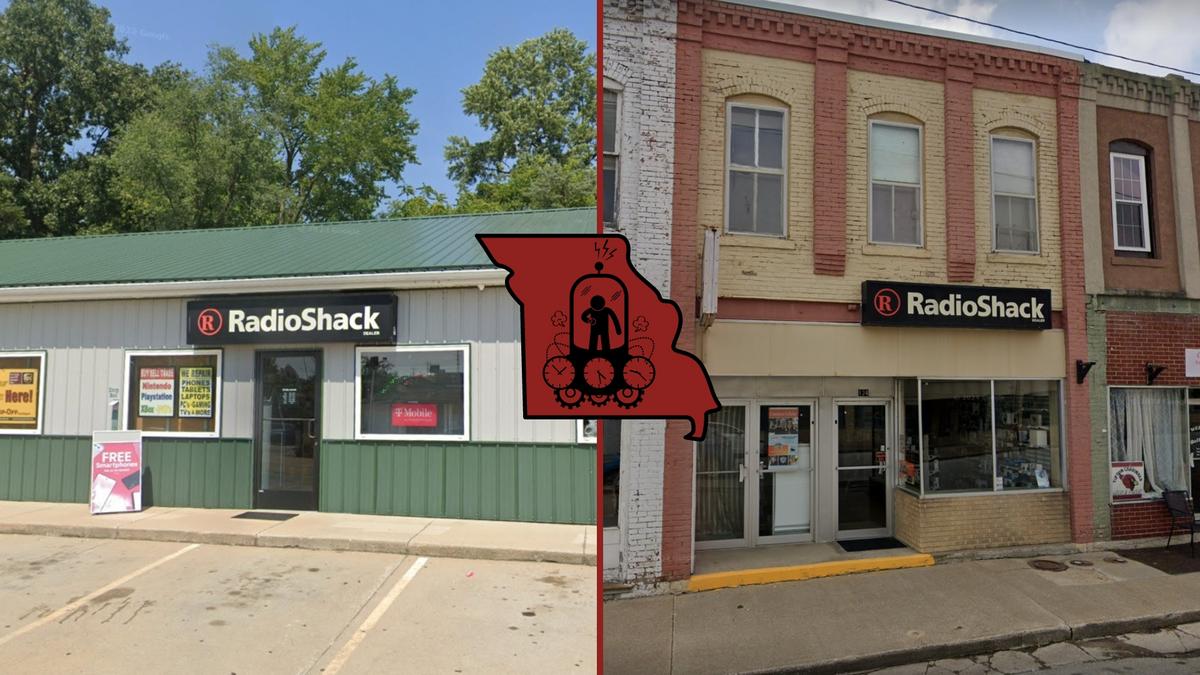 Time machine? Are there 2 RadioShack locations left in Missouri?