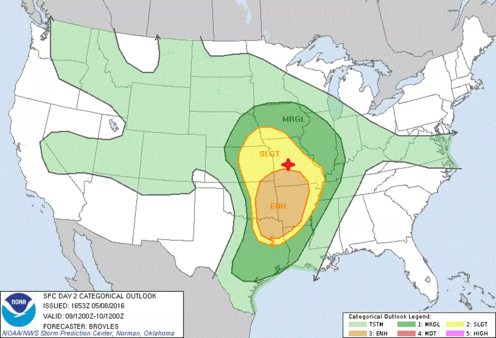 Slight Risk for Severe Weather in Pettis County