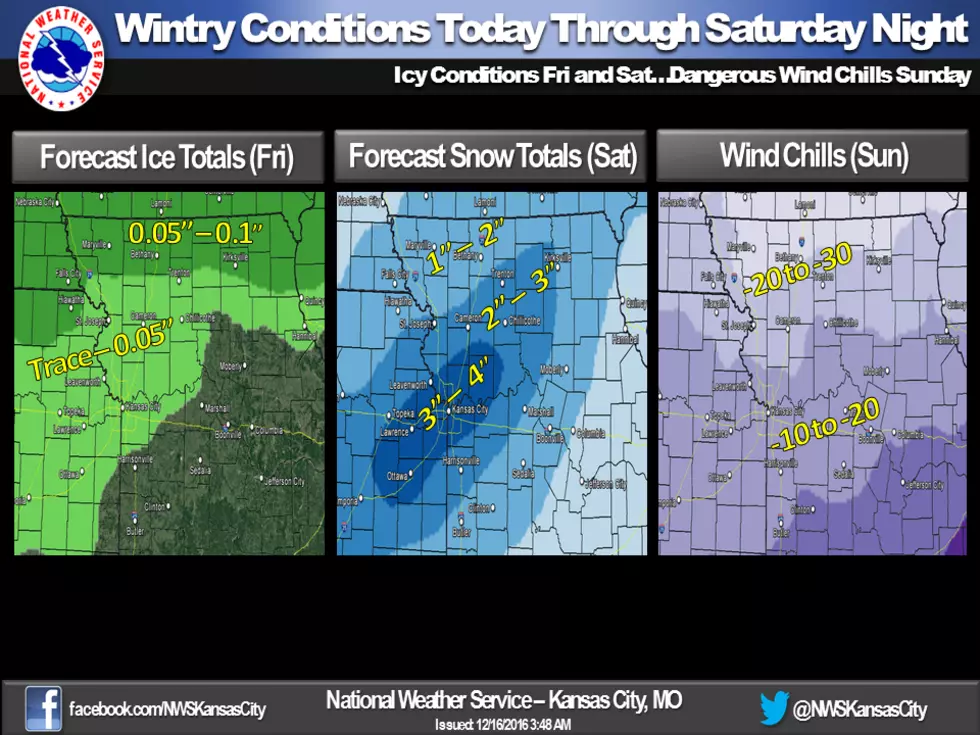 Wintry Mix to Hit the Area