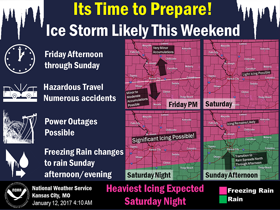 Time to Prepare for Possible Ice Storm this Weekend