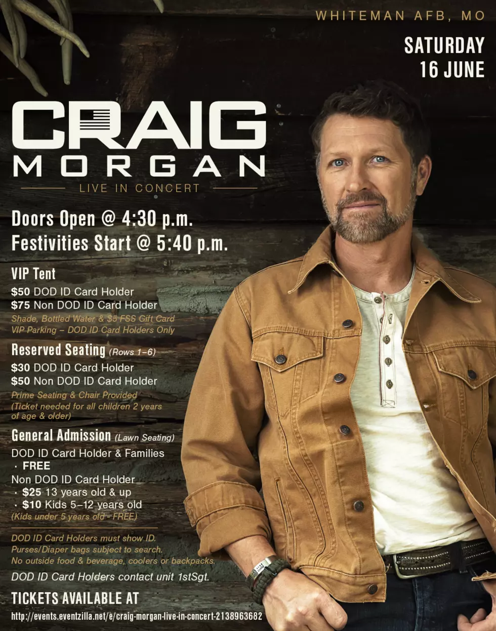 Craig Morgan Whiteman Air Force Base