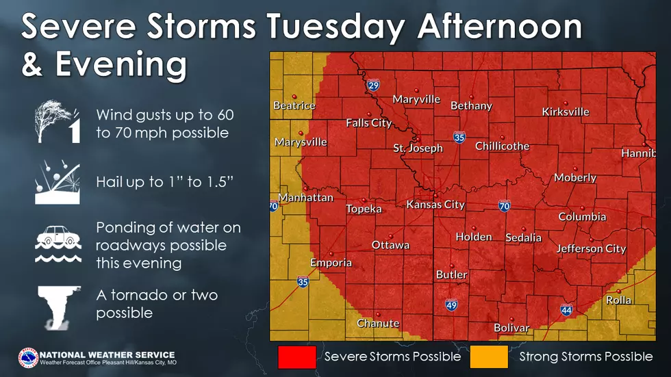 Get Ready for a Another Round of Possible Storms in the Area (6/4)