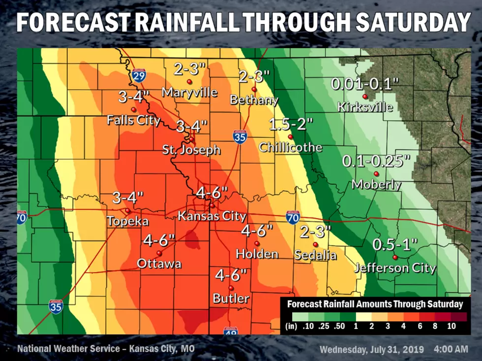 Another Round of Rain; Possible Flash Flooding in Areas