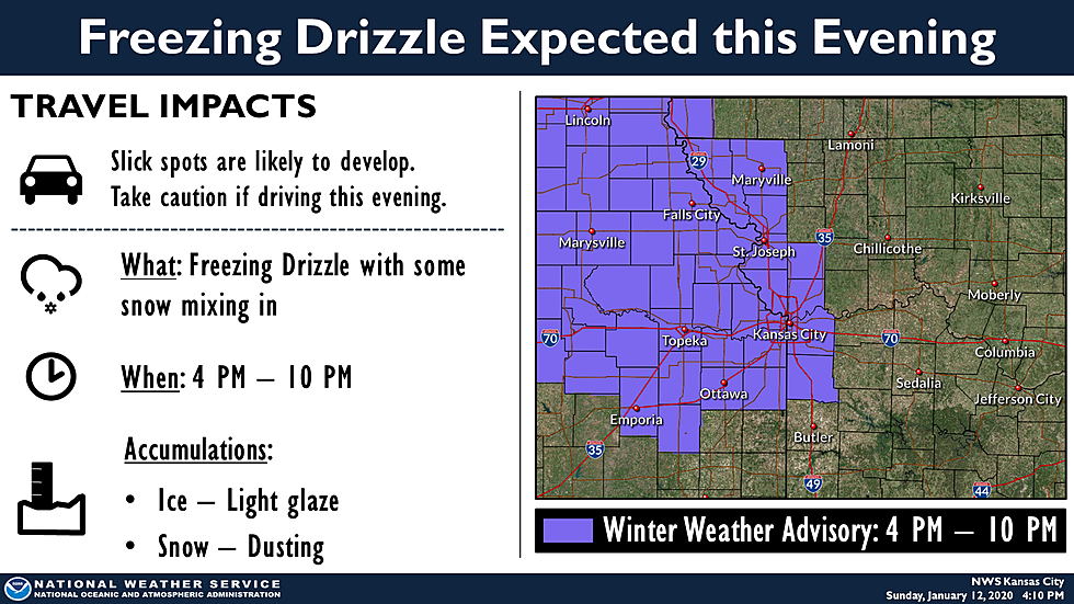 Freezing Drizzle for KC and Northwest Missouri Tonight