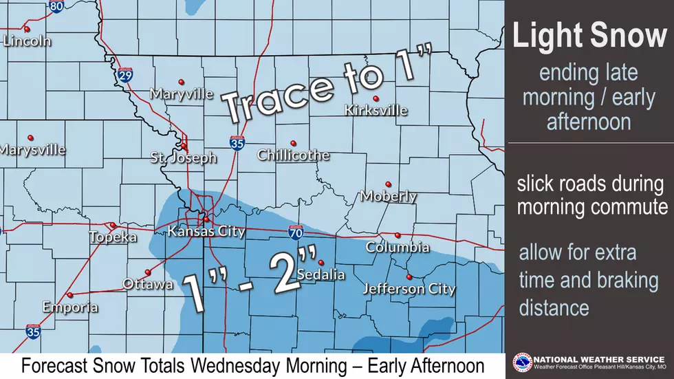 Snow Could Cause a Few Problems For Morning Commute