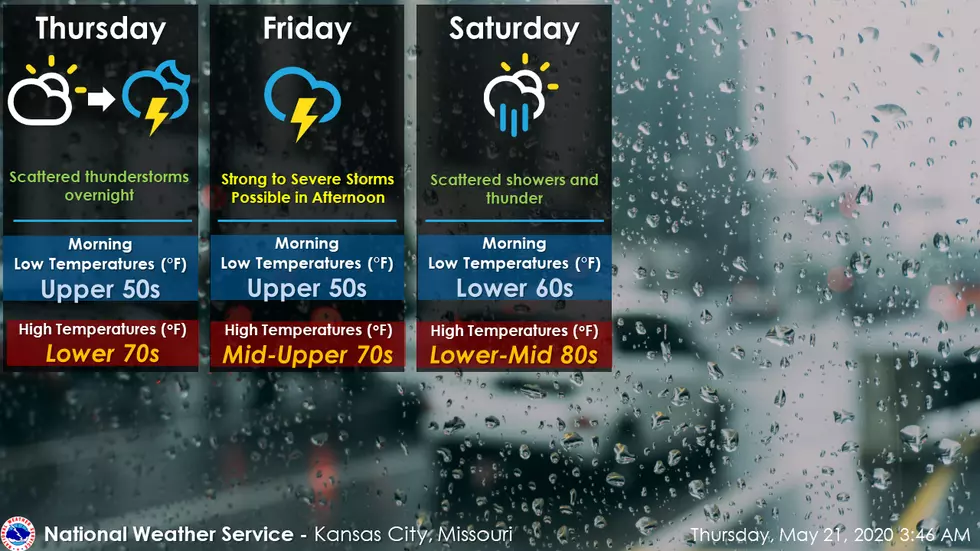 Rain Chances Dot the Forecast Through Memorial Day Weekend