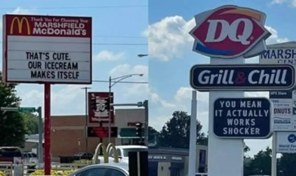 A Missouri McDonalds And Dairy Queen Are In A Brutal Sign Roast.