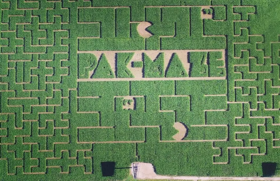 A Missouri Corn Maze Gives 80&#8217;s Video Game Some Love! Want To Play?