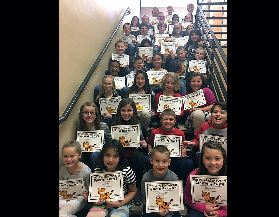 Parkview Elementary Names Generosity Award winners