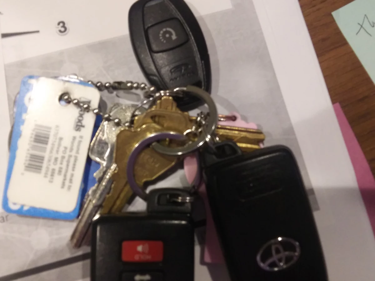 Replying to @dvrkmvgic My 4 key holder keeps keys that I don't need al, Keychain  Pouch