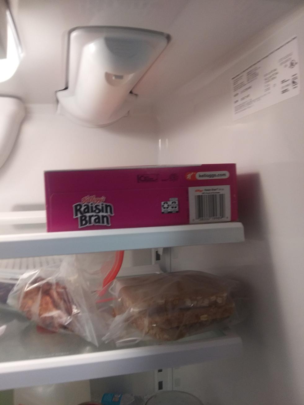 I Have Never Seen Someone Put Cereal In The Fridge, But Today Is That Day