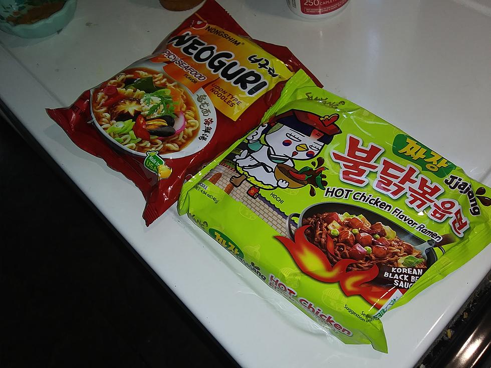 The Girls Had Me Try The Nuclear Hot Korean Noodles And I Had Some Thoughts