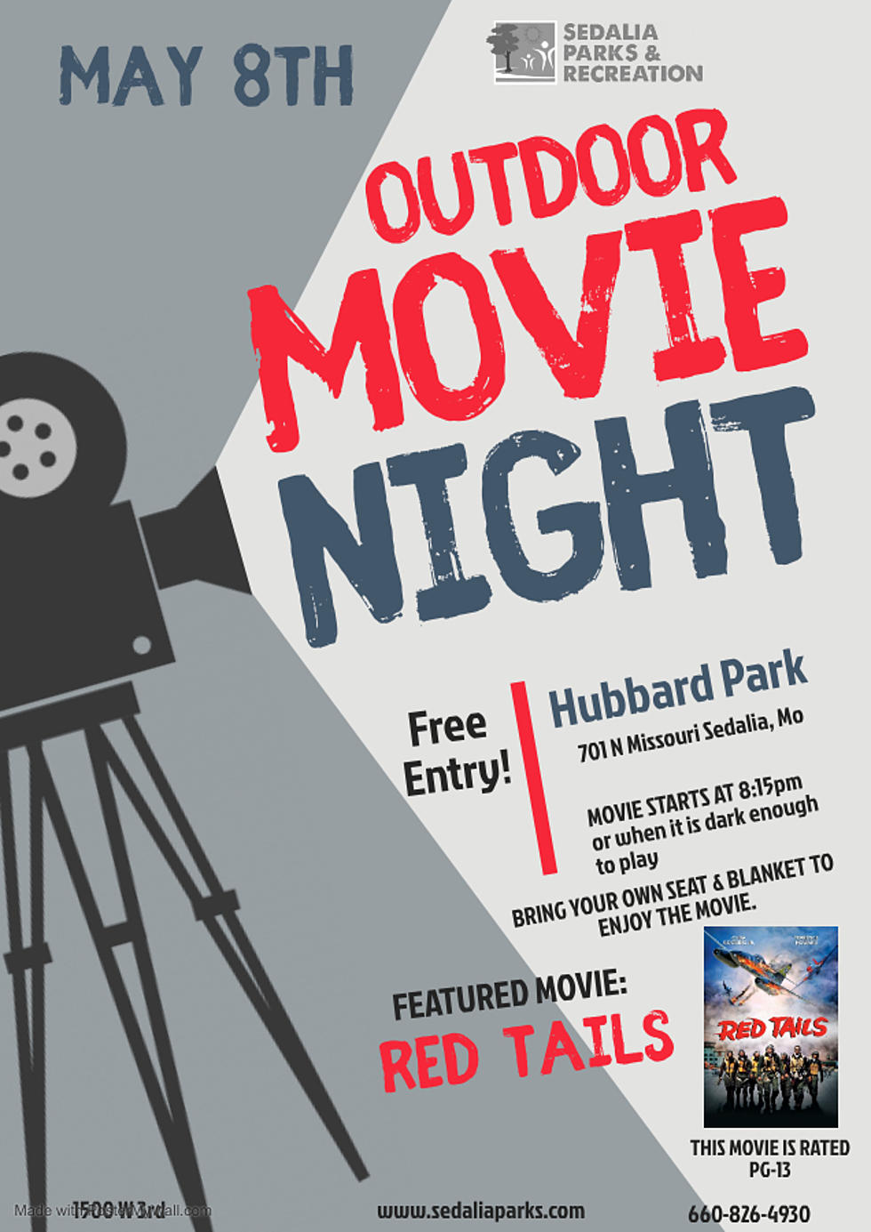Sedalia Parks and Rec Celebrates Hubbard Park With An Outdoor Movie Night