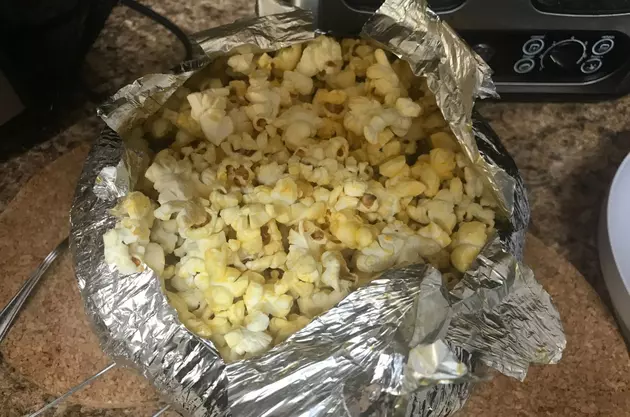 Finally got to make Jiffy Pop after craving it for 15 years 😩