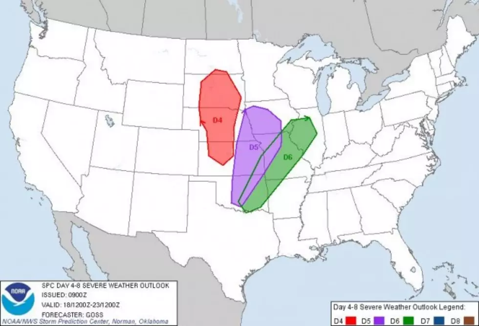 Severe Thunderstorms and Tornados Possible Over the Weekend