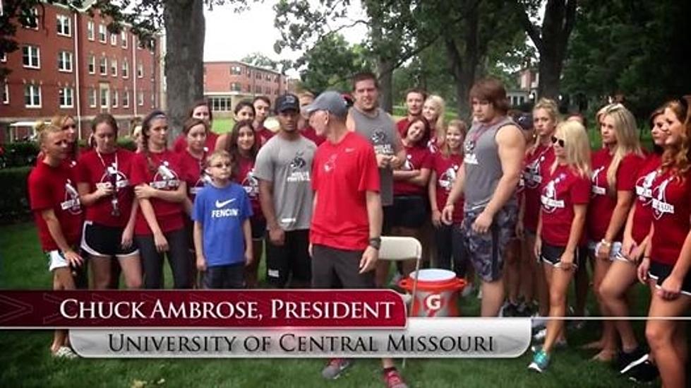 UCM President Ambrose Takes ALS Ice Bucket Challenge
